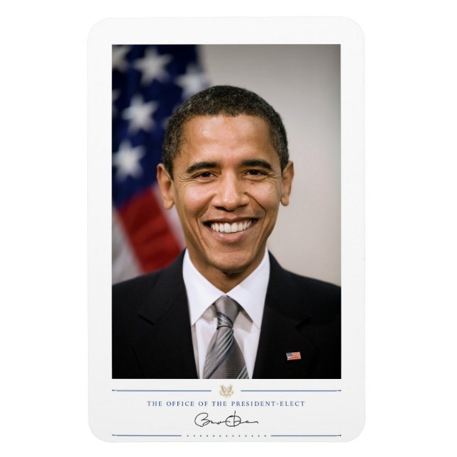 Presidentens kansli Barack Obama Magnet (Vertikal)