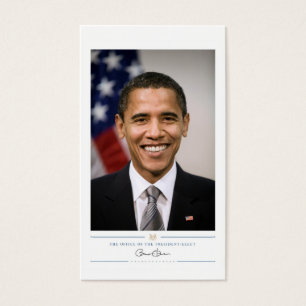 Presidentens kansli Barack Obama Visitkort