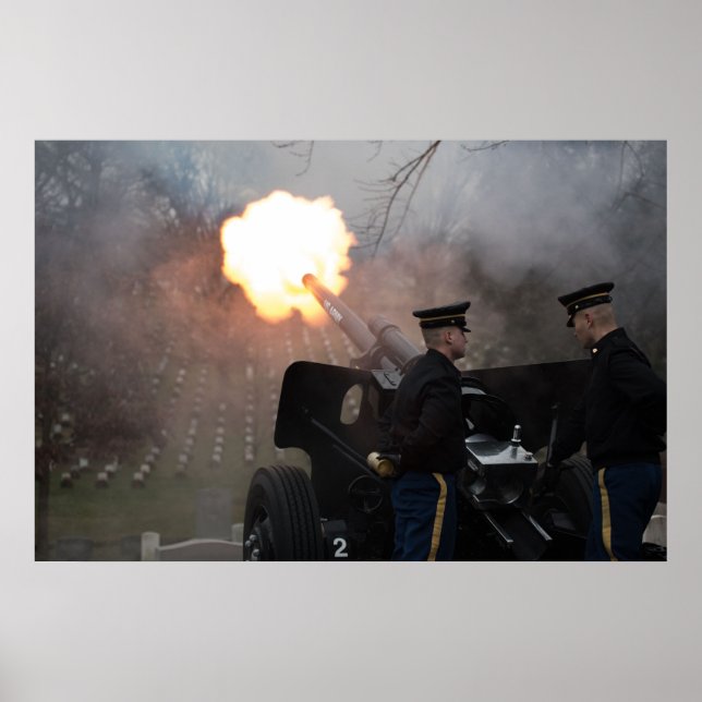 Presidentens Salute Battery Poster (Framsidan)