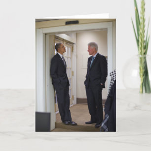 Presidenter Barack Obama & Bill Clinton Kort