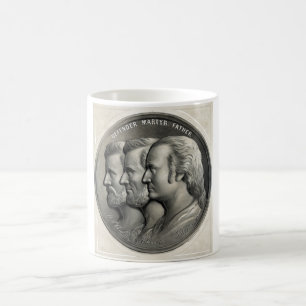 Presidenter beviljar, Lincoln och Washington Kaffemugg