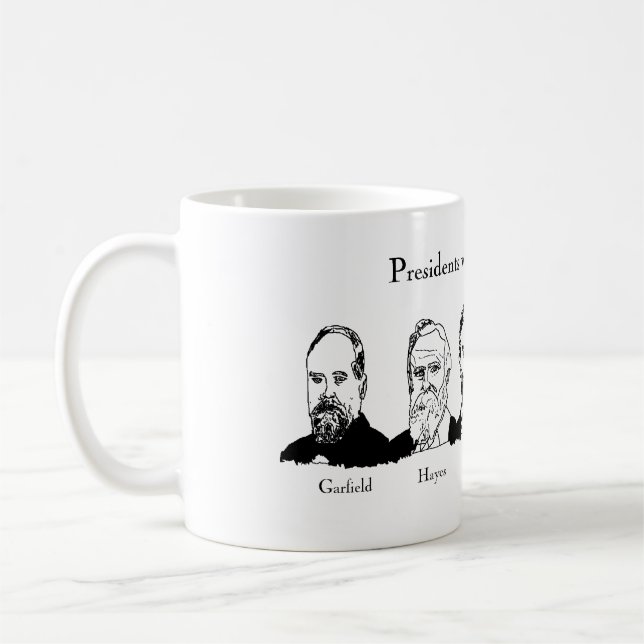 Presidenter med skäggklubbmuggen kaffemugg (Vänster)
