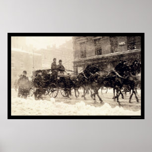 Presidenter Roosevelt och Taft vagn till Poster