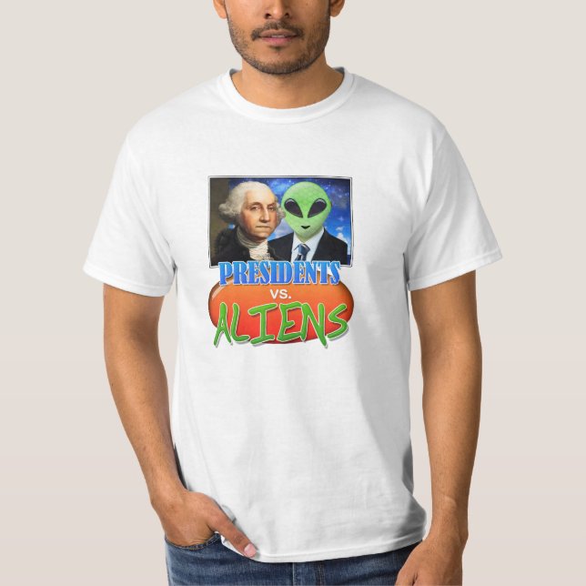Presidenter vs. utomjordingarT-tröja T-shirt (Framsida)
