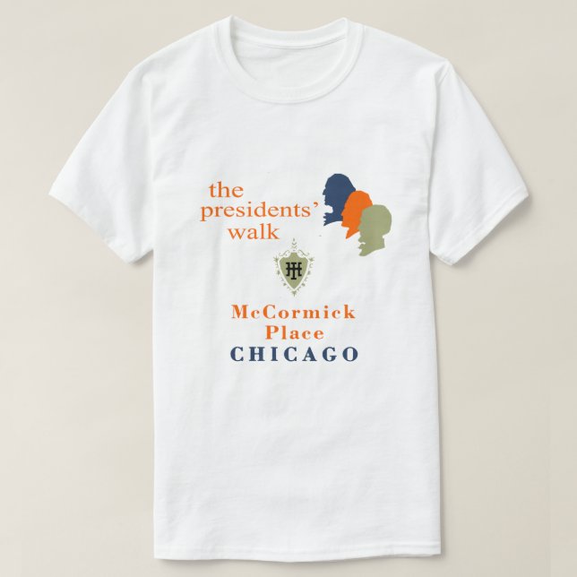 Presidenterna går, McCormick Ställe, Chicago, IL T Shirt (Design framsida)