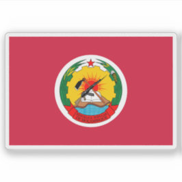 Presidentflagga för Moçambique (1975-1983) Klistermärken