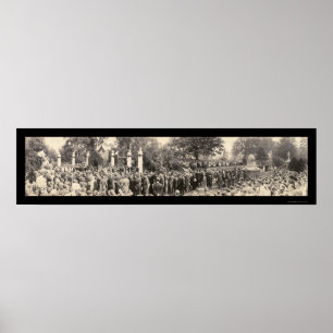 PresidentHarding begravnings- foto 1923 Poster