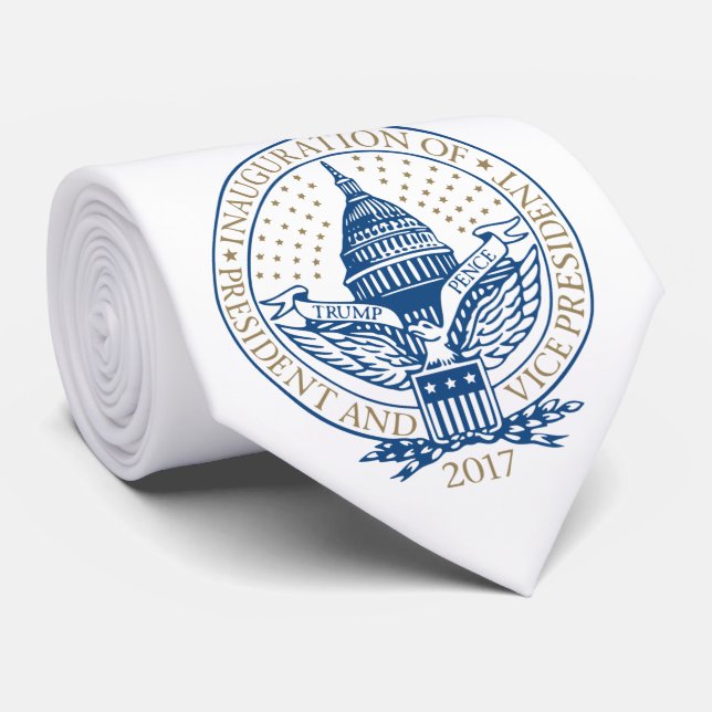 Presidentinvigning 2017 Donald Trump Pence Slips (Rullad)