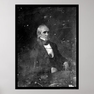 PresidentJames Polk Daguerreotype 1849 Poster