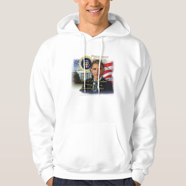 PresidentObama 2nd invigning Hoodie (Framsida)