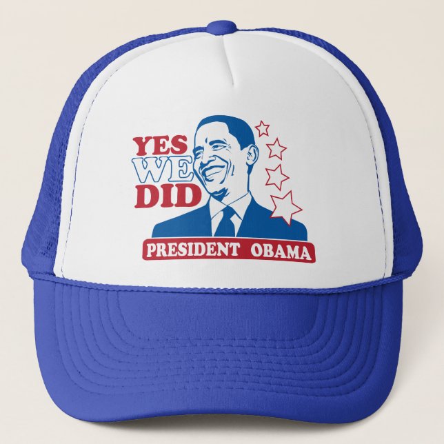 PresidentObama hatt Truckerkeps (Framsida)