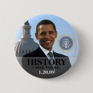 PresidentObama historia 1/20/09 - jag var där! Knapp