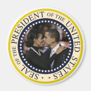 PresidentObama minnessak stor 3", Magnet
