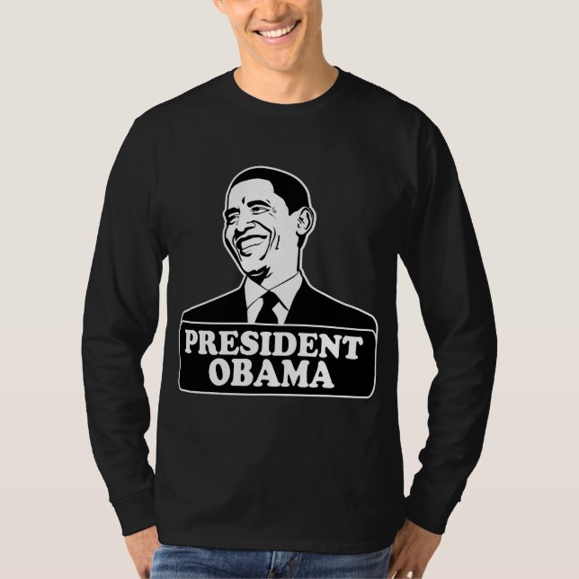 PresidentObama T-tröja Tröja (Framsida)