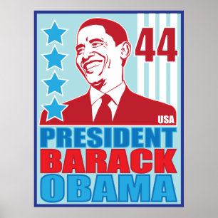 PresidentObama vintage affisch