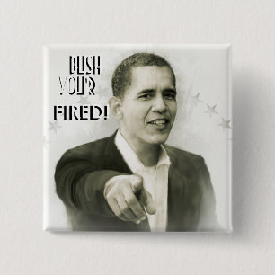 PresidentObama vintage Button2 Knapp
