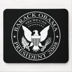 Presidents- Barack Obama förseglar Mousepad 2008 Musmatta