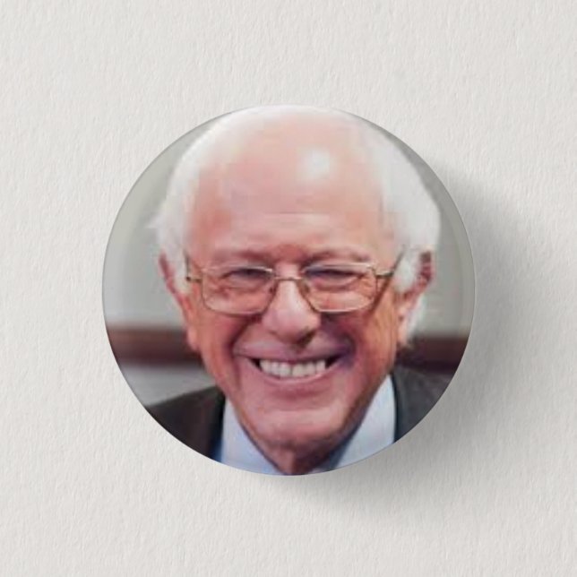 Presidents- Bernie slipmaskiner 2020 knäppas Knapp (Framsida)