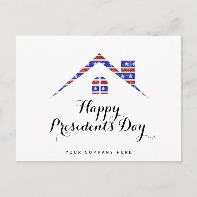 President's Day Real Gods House Vykort (Framsida)