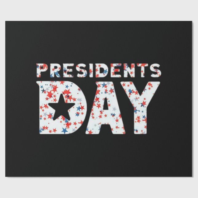 Presidents Day Viktig Presentpapper (Platt)