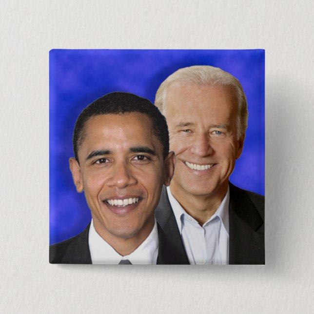 Presidents- demokratisk blåttlagmaskin knapp (Framsida)