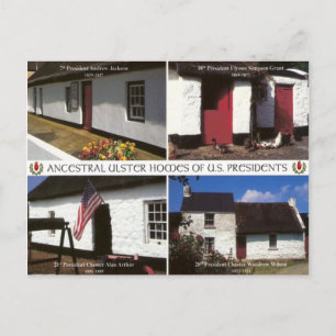 Presidents- hemman för US i Ulster Vykort