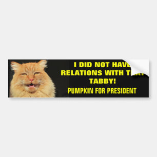 Presidents- kampanjslogan bildekal