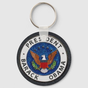 Presidents- Obama förseglar Keychain Nyckelring