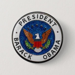 Presidents- Obama förseglar klämmer fast Knapp