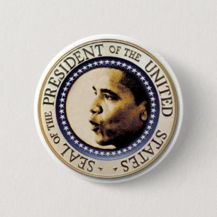 Presidents- Obama förseglar knäppas Knapp