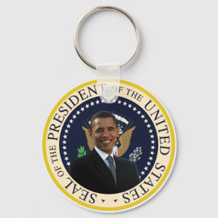 Presidents- Obama förseglar Nyckelring