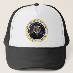 Presidents- Obama förseglar Truckerkeps