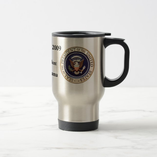Presidents- skräddarsy souvenirmugg - resemugg (Höger)