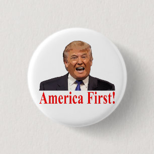 Presidenttrumf: Amerika först! Knapp