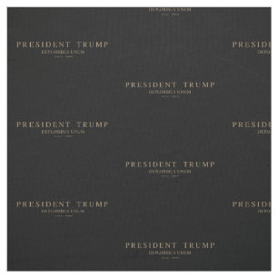 Presidenttrumf. Deploribus Unum. Tyg