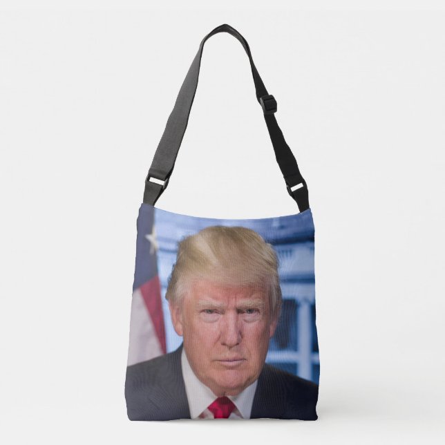 PRESIDENTTRUMF OCH FRU MELANIA AXELVÄSKA (Framsida)