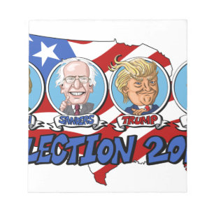 Presidentval 2016 anteckningsblock