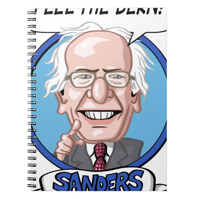 Presidentval 2016 anteckningsbok med spiral (Framsidan)