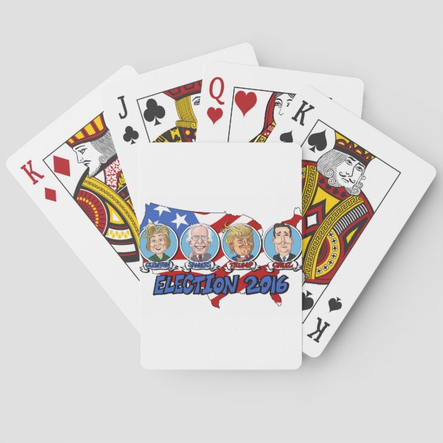 Presidentval 2016 casinokort (Baksidan)