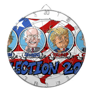Presidentval 2016 darttavla
