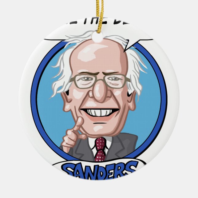 Presidentval 2016 julgransprydnad keramik (Framsidan)