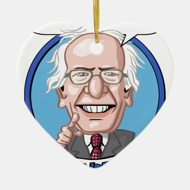 Presidentval 2016 julgransprydnad keramik (Framsidan)