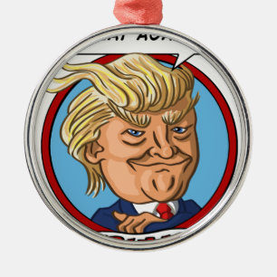 Presidentval 2016 julgransprydnad metall