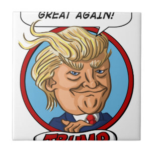 Presidentval 2016 kakelplatta