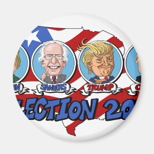 Presidentval 2016 magnet