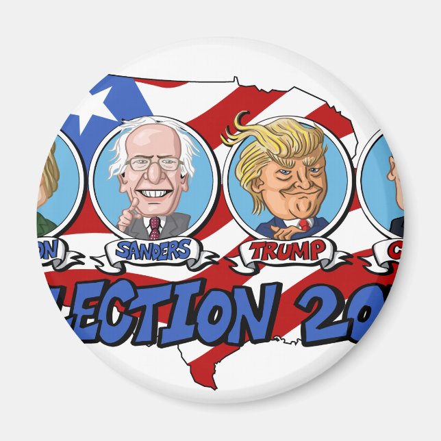 Presidentval 2016 magnet (Framsidan)