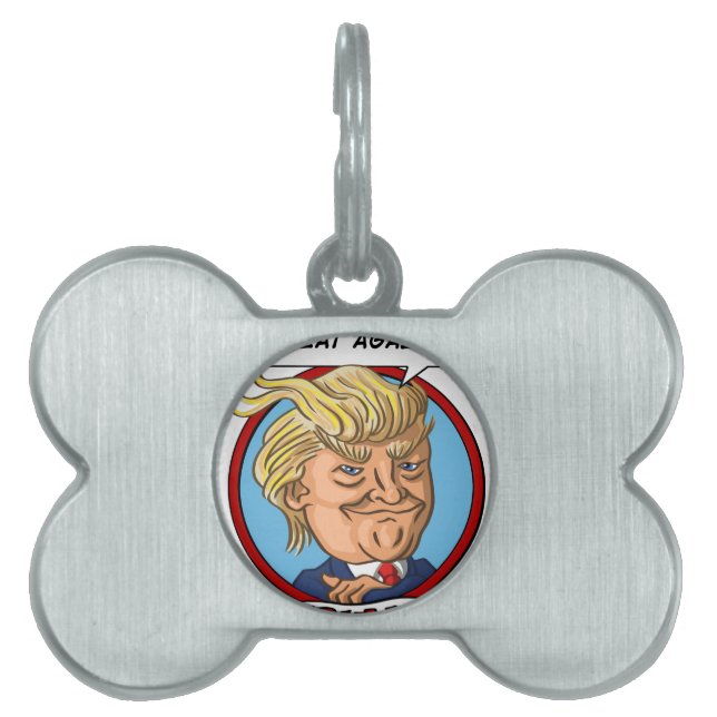 Presidentval 2016 namnbricka husdjur (Framsidan)