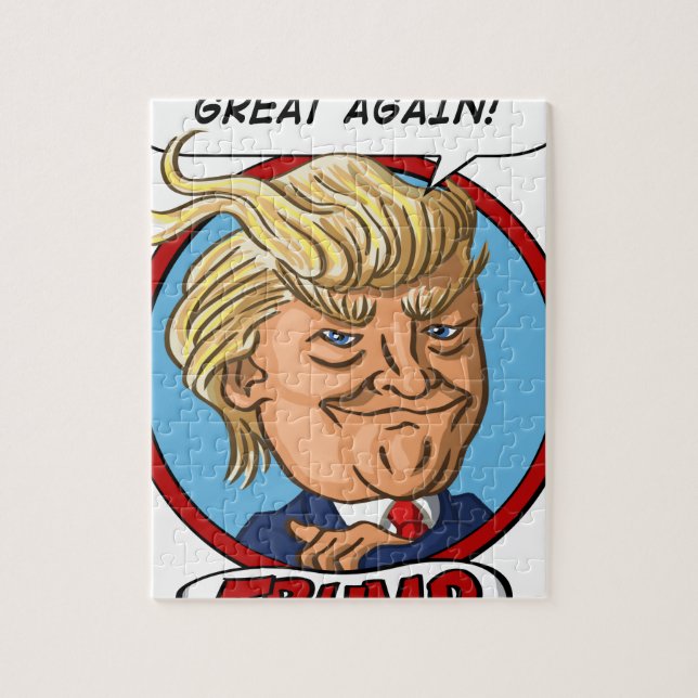 Presidentval 2016 pussel (Vertikal)