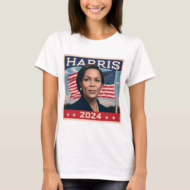 Presidentval 2024 Manar & Women T Shirt (Framsida)