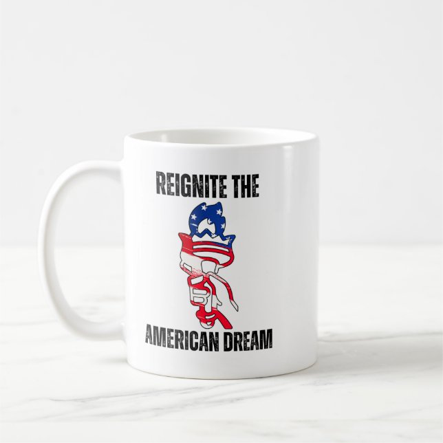 Presidentval i USA 2024 Kaffemugg (Vänster)